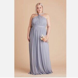 Birdy Grey NWT Kiko Dusty Blue Maxi Bridesmaid Dress Women’s Size XL